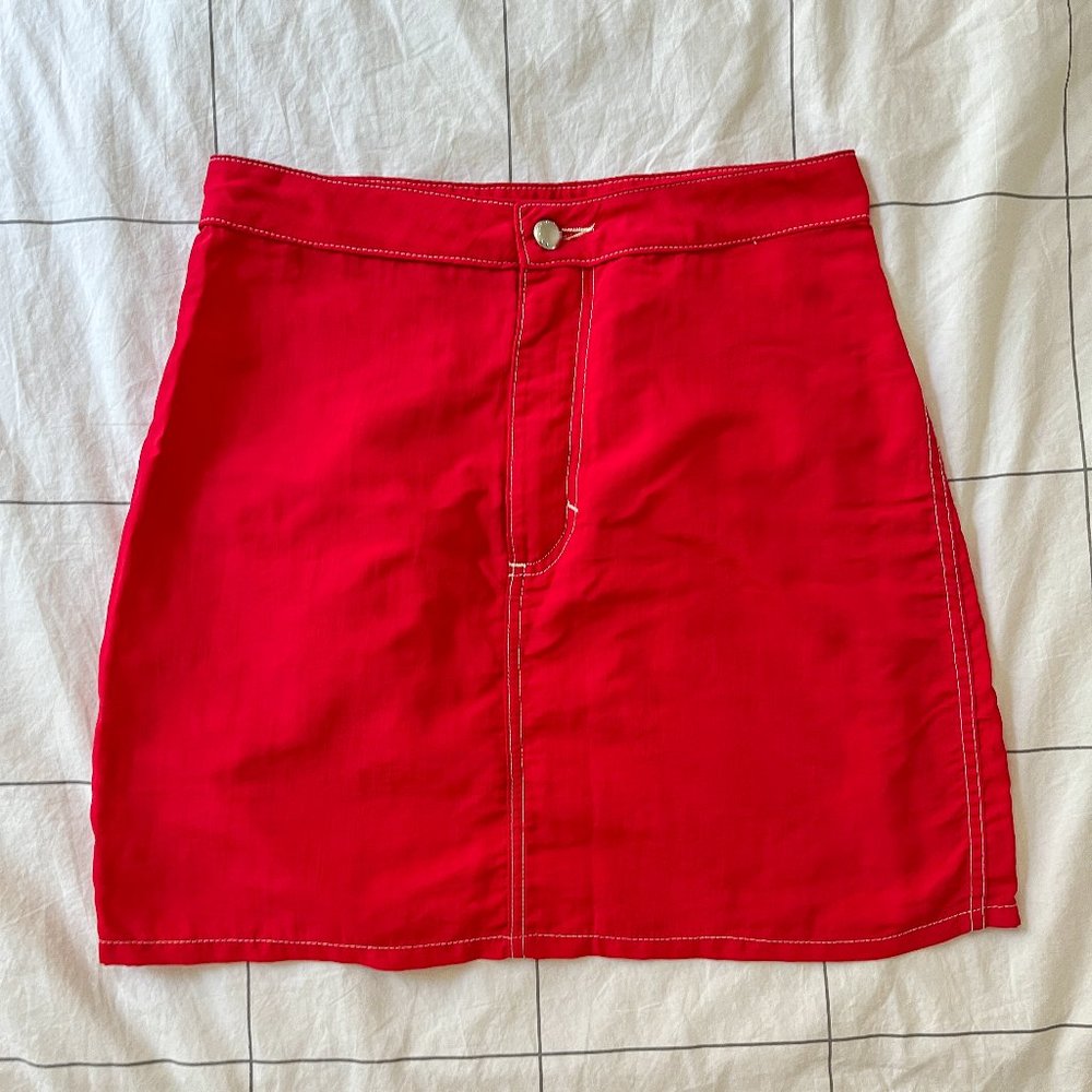 Like new Eckhaus Latta El Skirt in RED